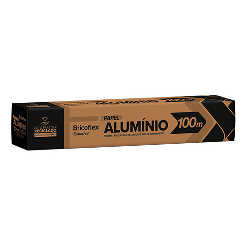 Papel Alumínio Folha 100m x 30cm Térmica