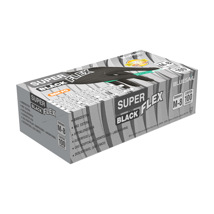 Indicações Luva de Vinil Super Flex Bluesail (sem pó)